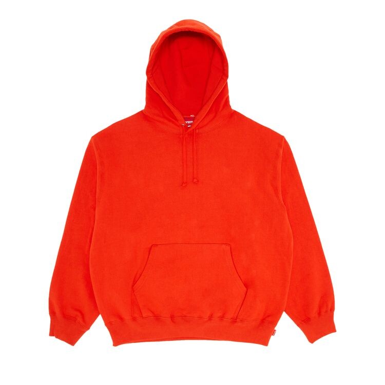 

Толстовка Supreme Satin Appliqué Hooded Sweatshirt Bright Orange, оранжевый