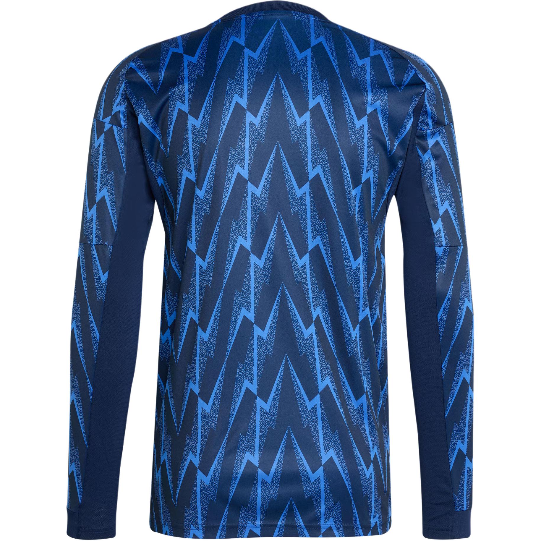 Футболка Arsenal 25/26 с длинным рукавом Adidas, темный индиго/светло-серый — фото 2