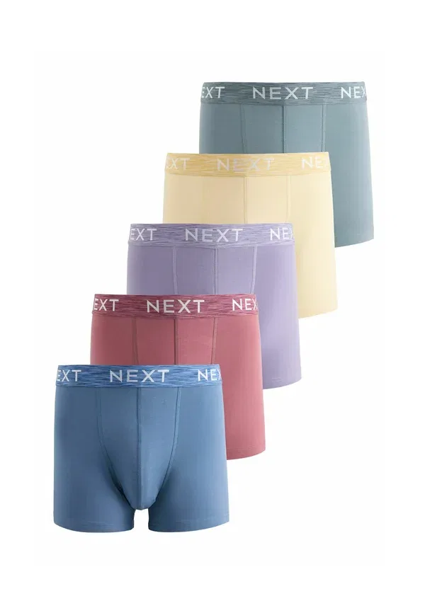 Трусы боксеры 5 шт Next, purple blue red, фиолетовый синий красный