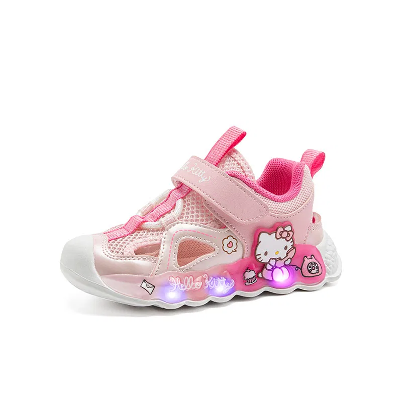 Кроссовки Hello Kitty нескользящие, устойчивые к ударам, износостойкие, дышащие, легкие, с амортизацией, низкие Sanrio, White Blue-Cinnamoroll — фото 4