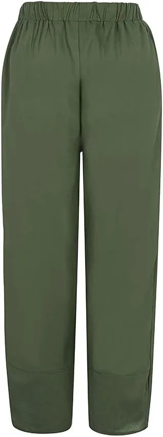 

Женские льняные брюки Casual Capri для лета