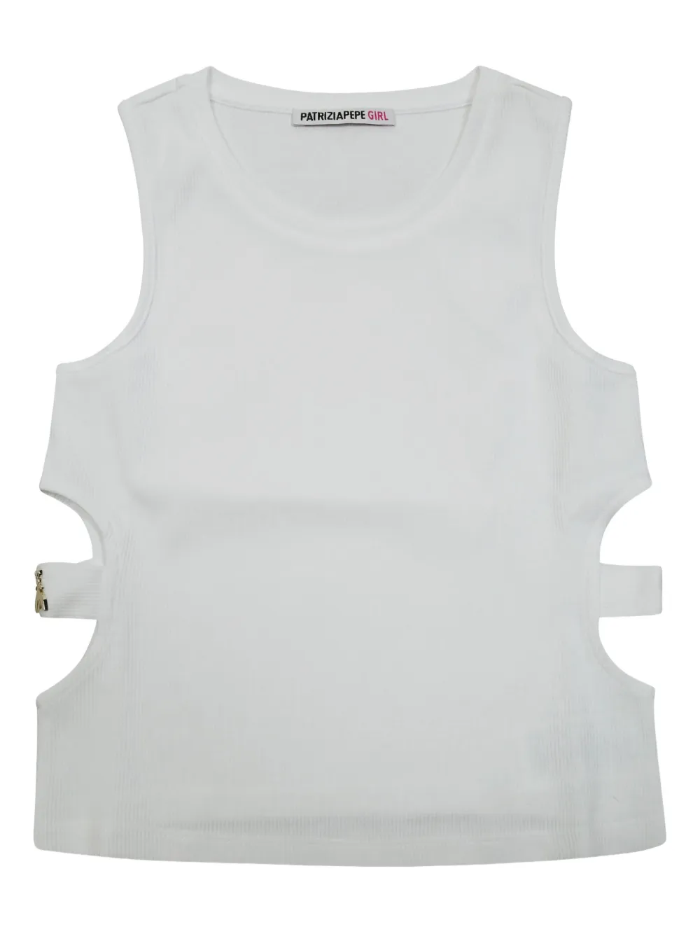 

Жилет с вырезом Patrizia Pepe Girl, белый