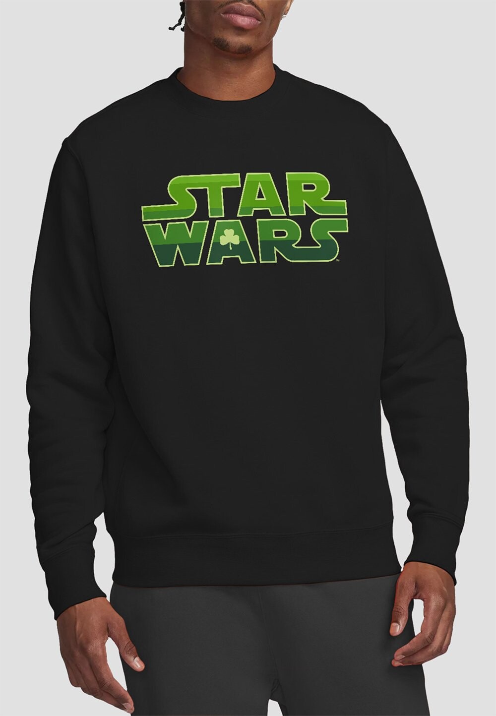

Толстовка STAR WARS ST PATRICK'S DAY LOGO PRINT Star Wars, черный