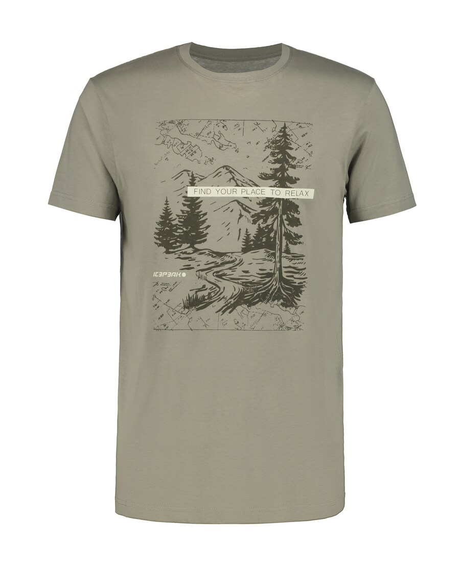 

Рубашка ICEPEAK, цвет Olive/Dark green