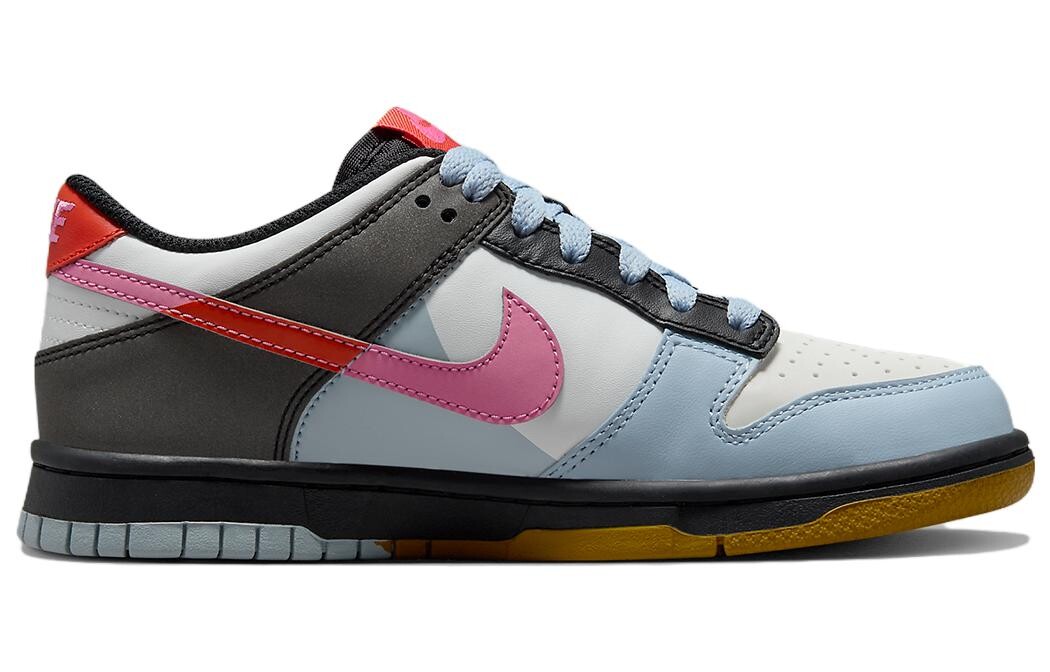 Женские кроссовки для скейтбординга Nike Dunk Low, Blue/Ashen Slate/Black/Pale Ivory/Sesame — фото 2
