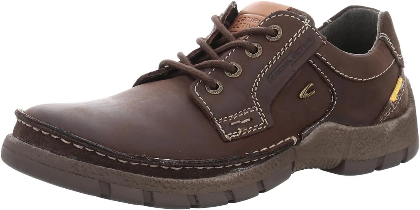 Мужские кроссовки на шнуровке Camel Active, размер 55AVA01, темно-коричневые, 42