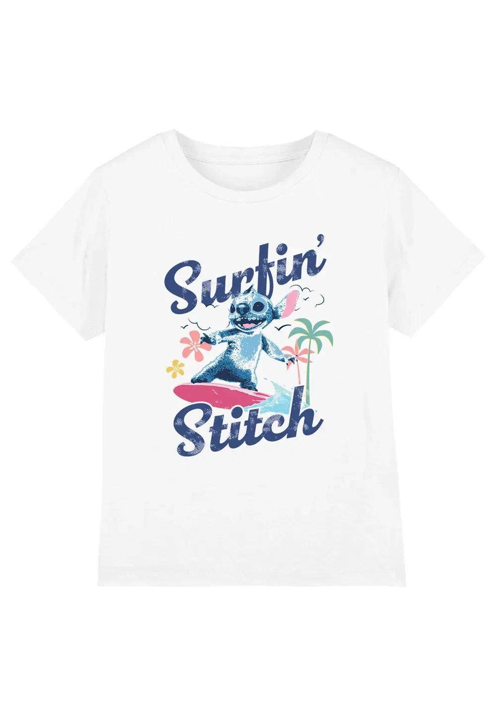 Футболка для девочек Lilo & Stitch Disney, белый — фото 4