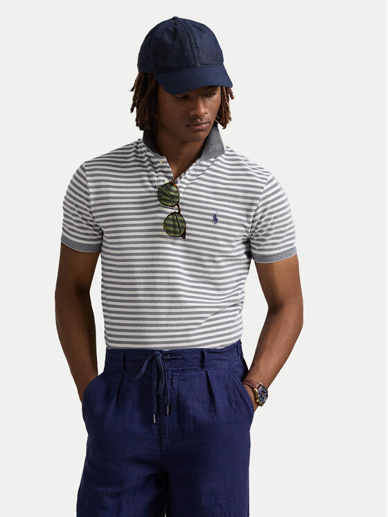 

Рубашка-Поло с завышенной талией 710974596001 Polo Ralph Lauren, синий