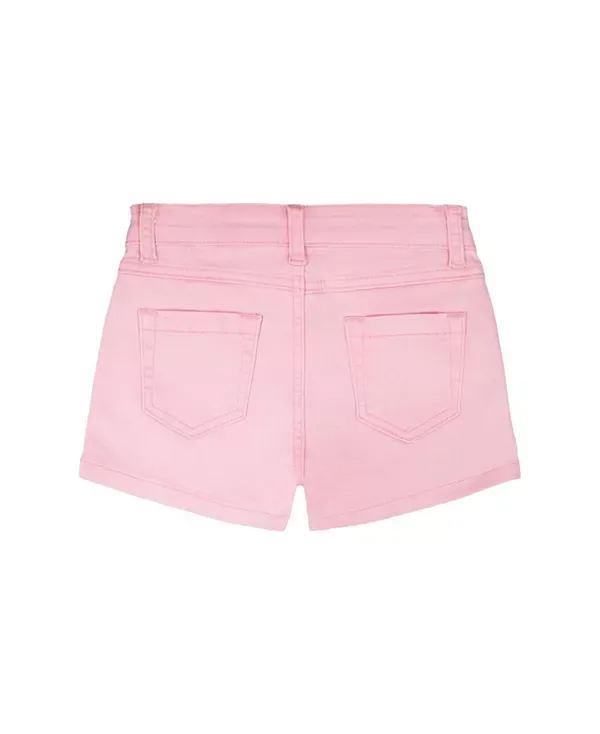 Джинсовые шорты с вышивкой вишнями - для детей постарше Deux Par Deux, Pink — фото 3