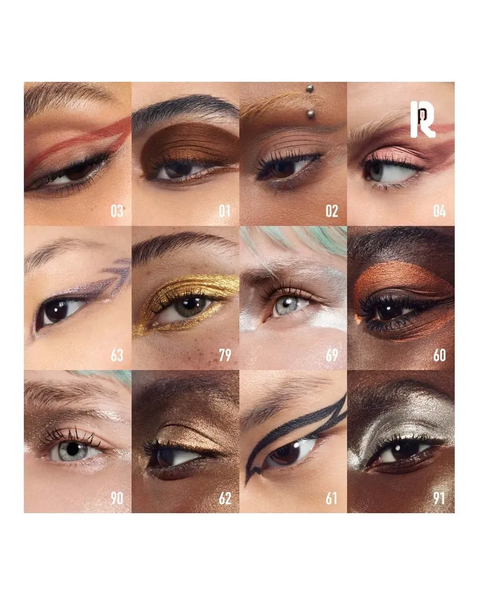 Тени для век Sombra en Crema Eyephoria Colorshot Rabanne, 61. Black Lune — фото 2
