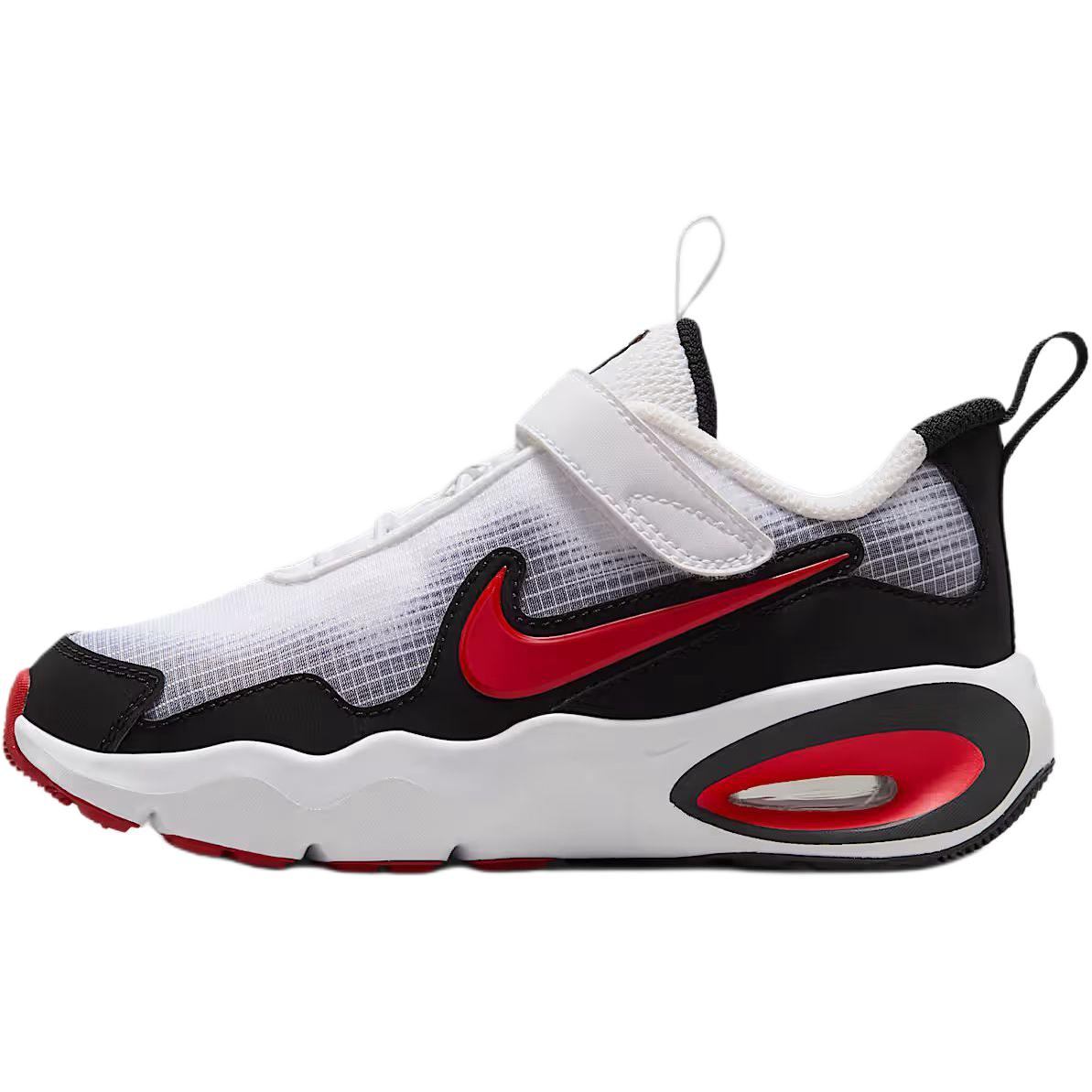 

Низкие дышащие кроссовки для детей с амортизацией Nike, белый/красный/черный
