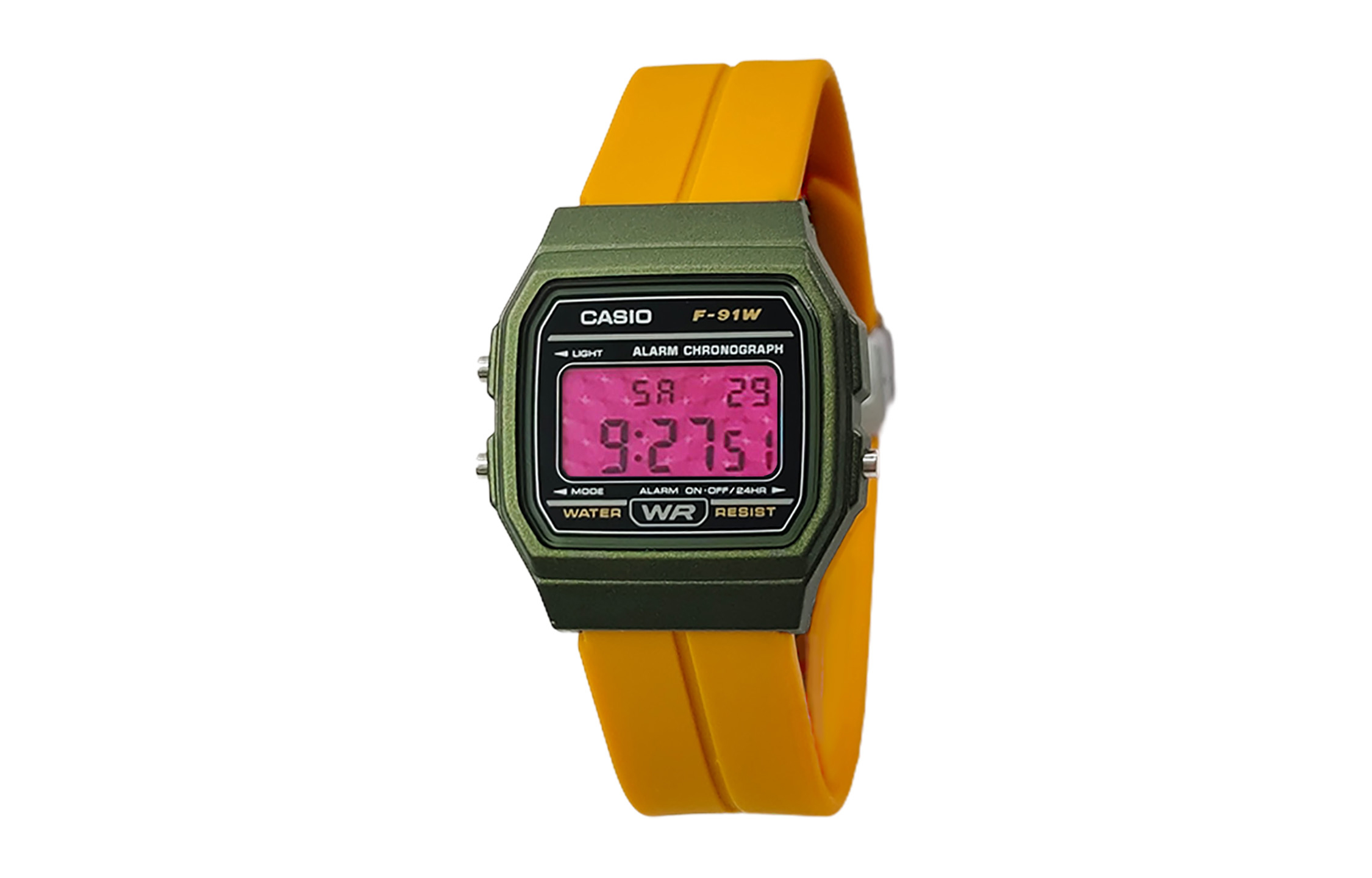 

CASIO Кварцевые часы Retrofit Series с силиконовым ремешком, мужские часы с черным циферблатом