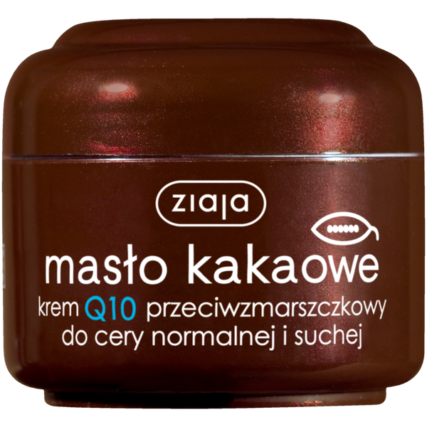 

Крем против морщин Q10 для нормальной и сухой кожи, 50 мл Ziaja Masło kakaowe