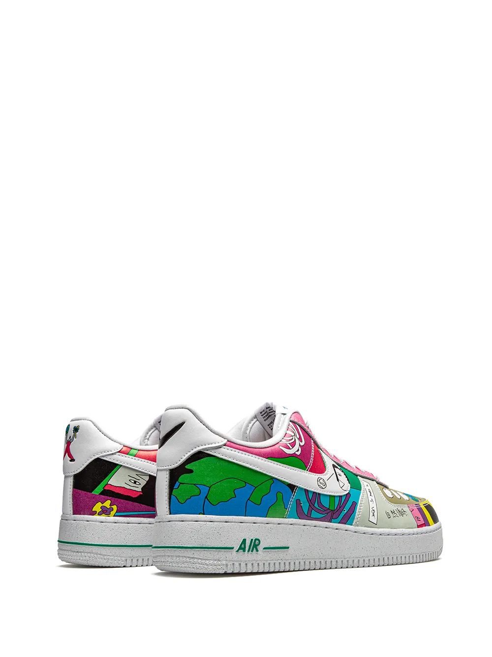 Кроссовки Ruohan Wang x Air Force 1 Low Nike, синий — фото 3