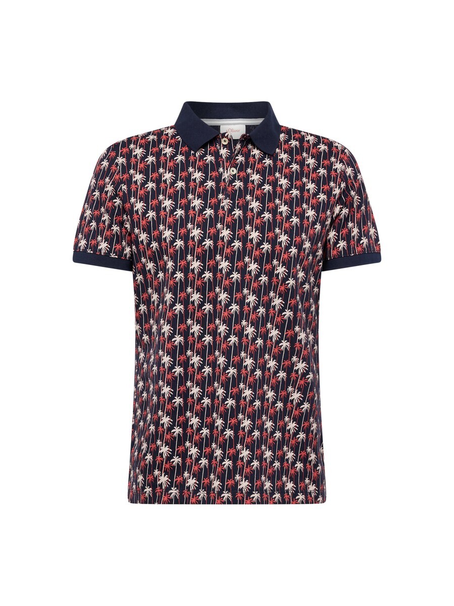 

Рубашка поло s.Oliver Regular fit Shirt, темно-синий