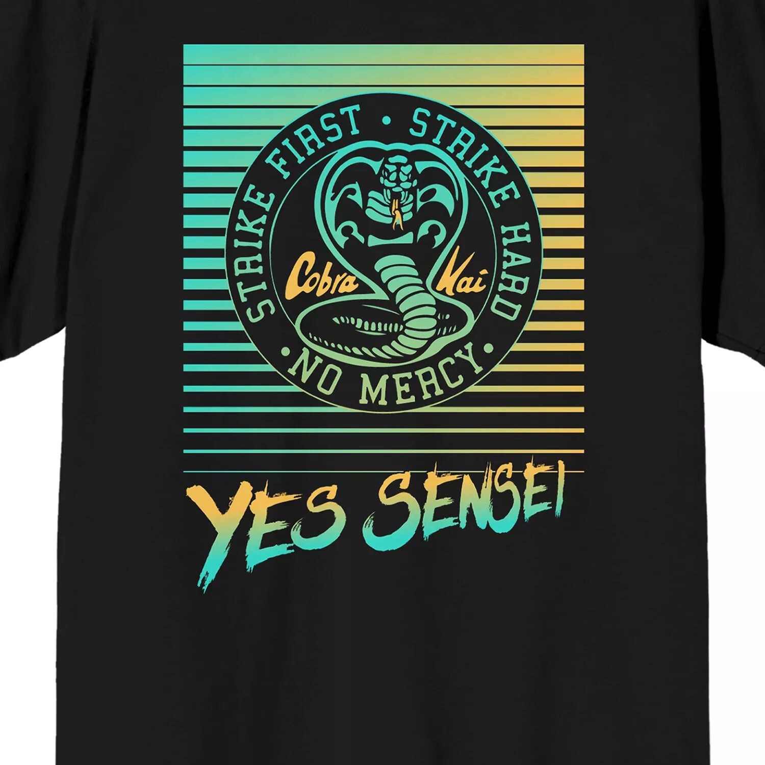 

Мужская футболка Cobra Kai Yes Sensei Licensed Character