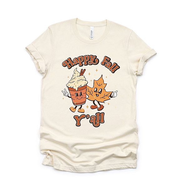 

Футболка с принтом Retro happy fall y'all leaf Simply Sage Market, Cream, Зеленый, Футболка с принтом Retro happy fall y'all leaf Simply Sage Market, Cream