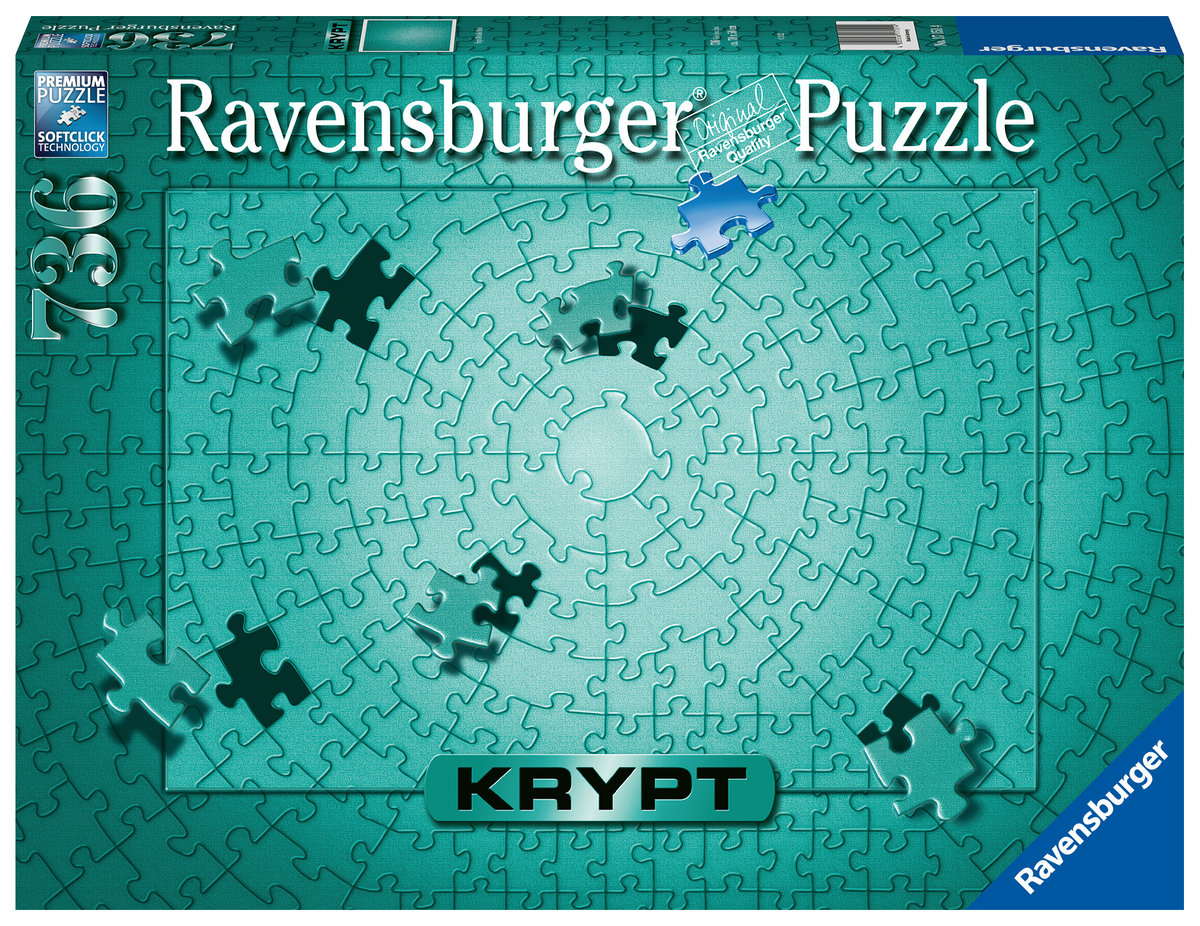 

Пазл Ravensburger, 2D, Крипт, Мятный, 736 шт.