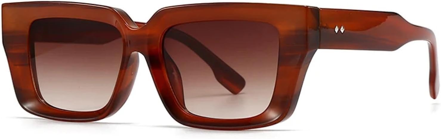 

Солнцезащитные очки с защитой от УФ-излучения UV400 для женщин и мужчин | Прозрачные градиентные линзы конфетных цветов | Для занятий спортом на открытом воздухе DSVIGF, Brown Stripes Tea