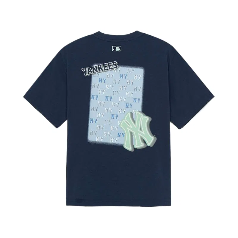 Детская футболка с круглым вырезом MLB, Navy Blue — фото 3