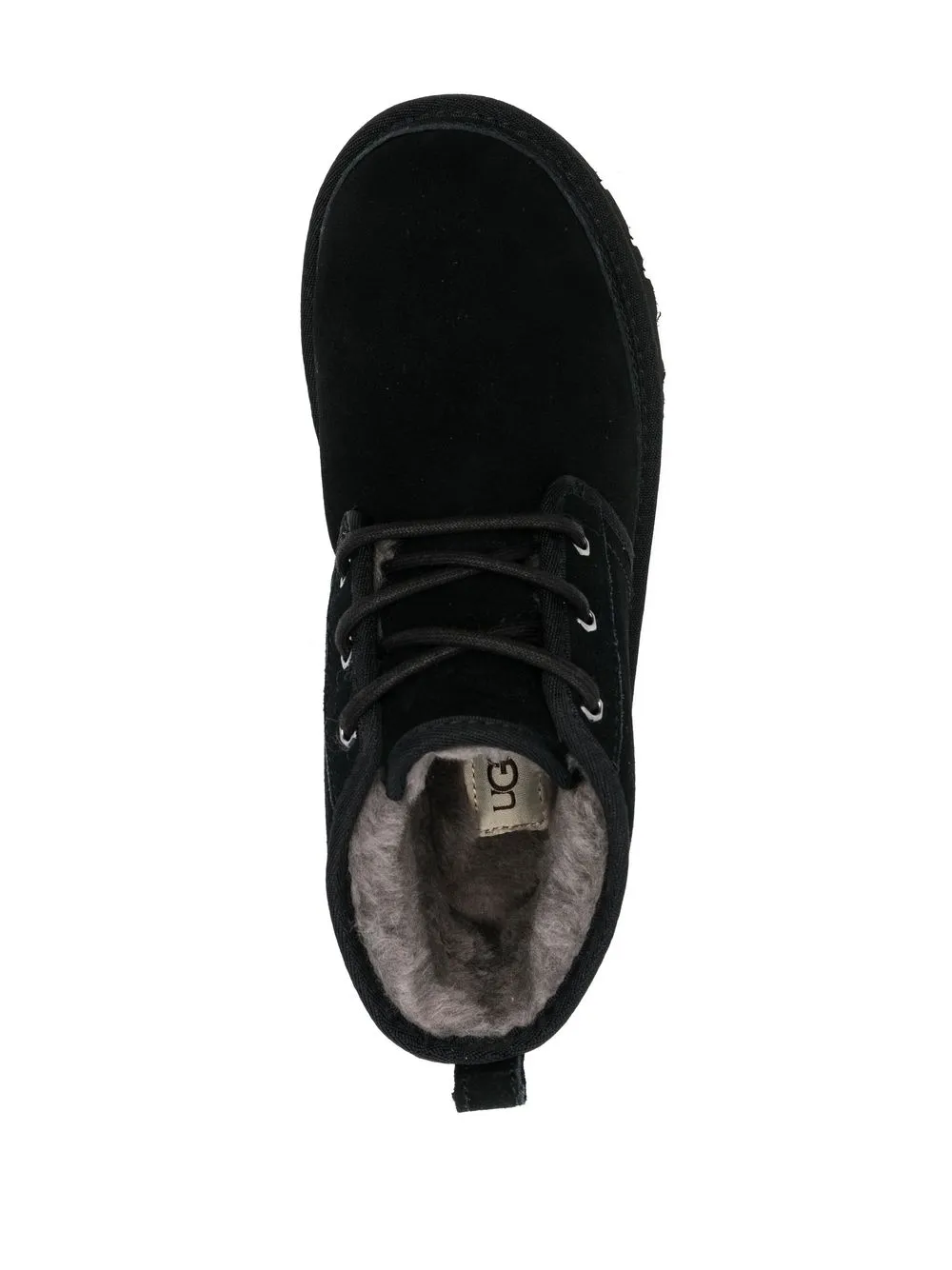 Мужские ботинки UGG Neumel замшевые с овчиной, черный — фото 4