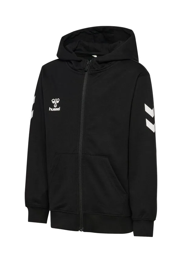 Толстовка на молнии с шевронным узором Hummel, Black — фото 4