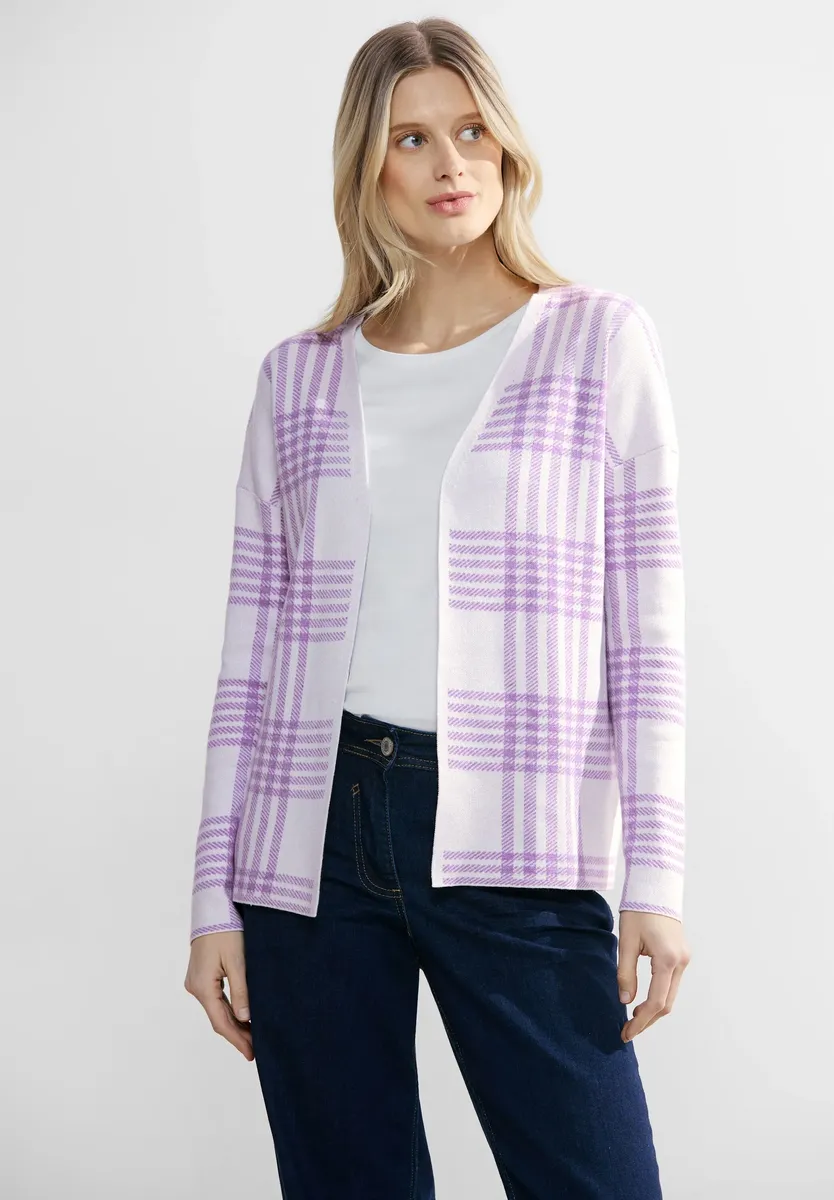 

Кардиган Cecil в меланжевом стиле, цвет Sporty Lilac Melange