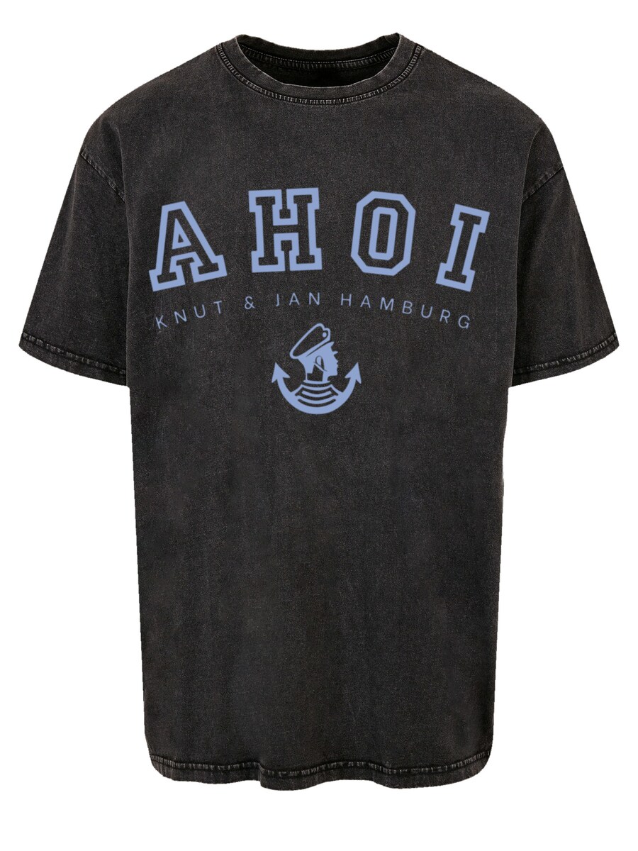 

Рубашка F4NT4STIC Ahoi Knut & Jan Hamburg, черный