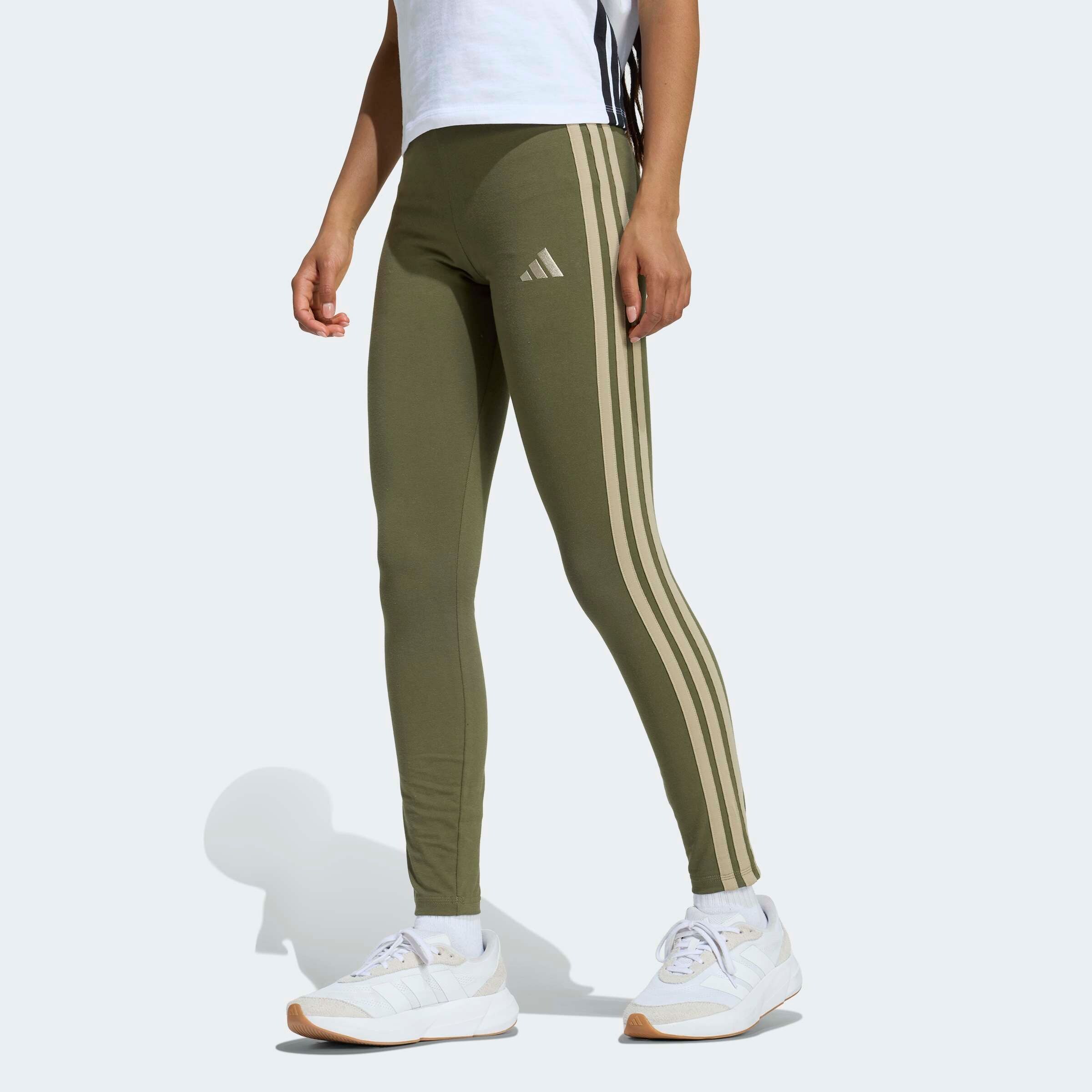 Adidas Sportswear Узкие спортивные штаны в зеленом цвете — фото 4