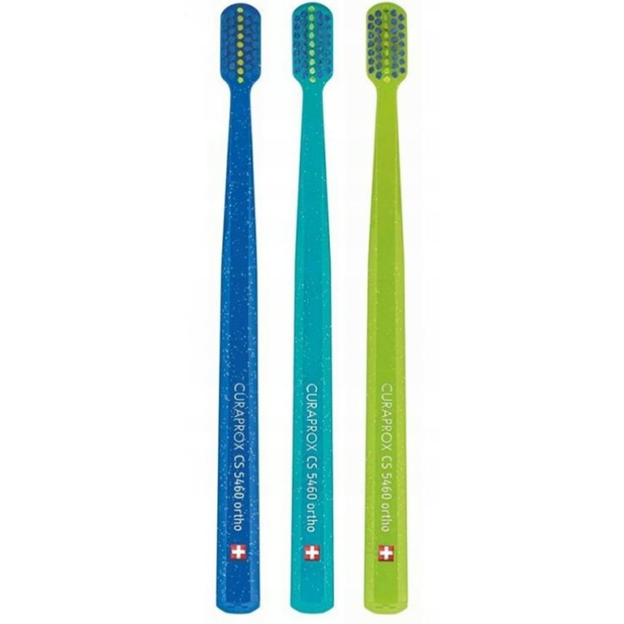

Зубная щетка Curaprox CS 5460 ortho ultra soft в фольге X3