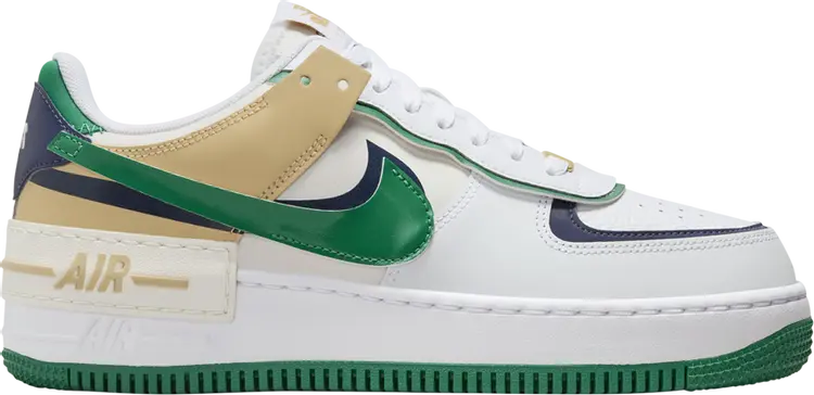 Кроссовки Wmns Air Force 1 Shadow 'White Malachite Sesame', белый