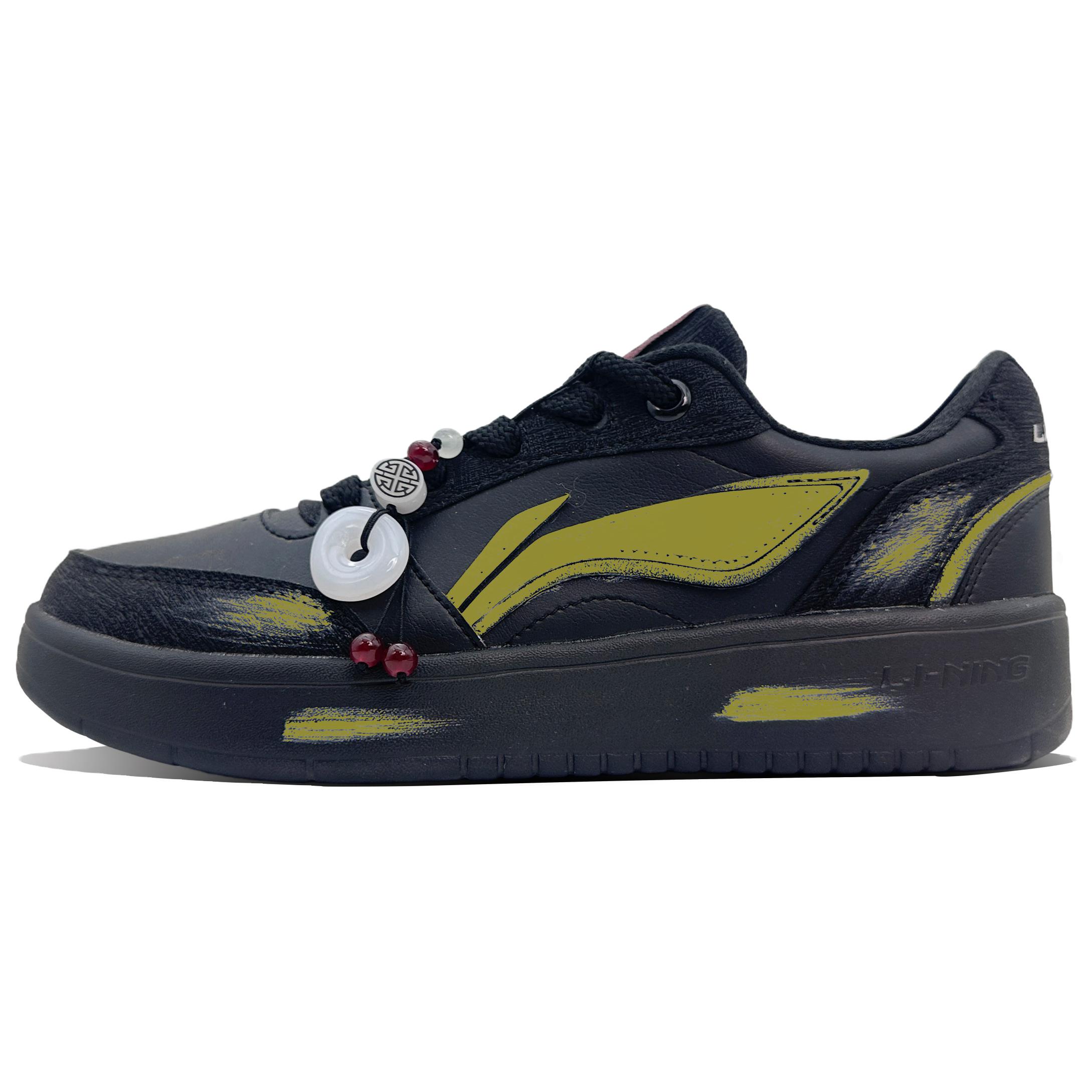 

Кроссовки для скейтбординга Yuanbao V3 Lightweight Coverage Low Top, мужские, черно-желтые LINING, Black Yellow