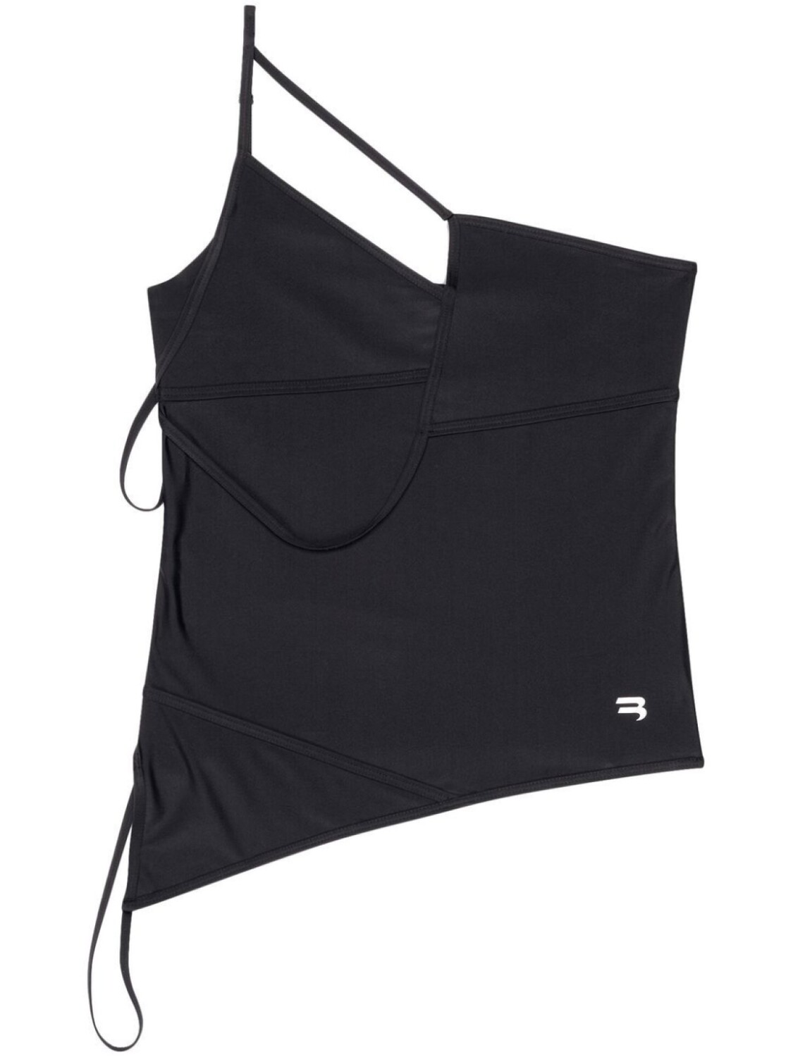 

Balenciaga топ асимметричного кроя, черный