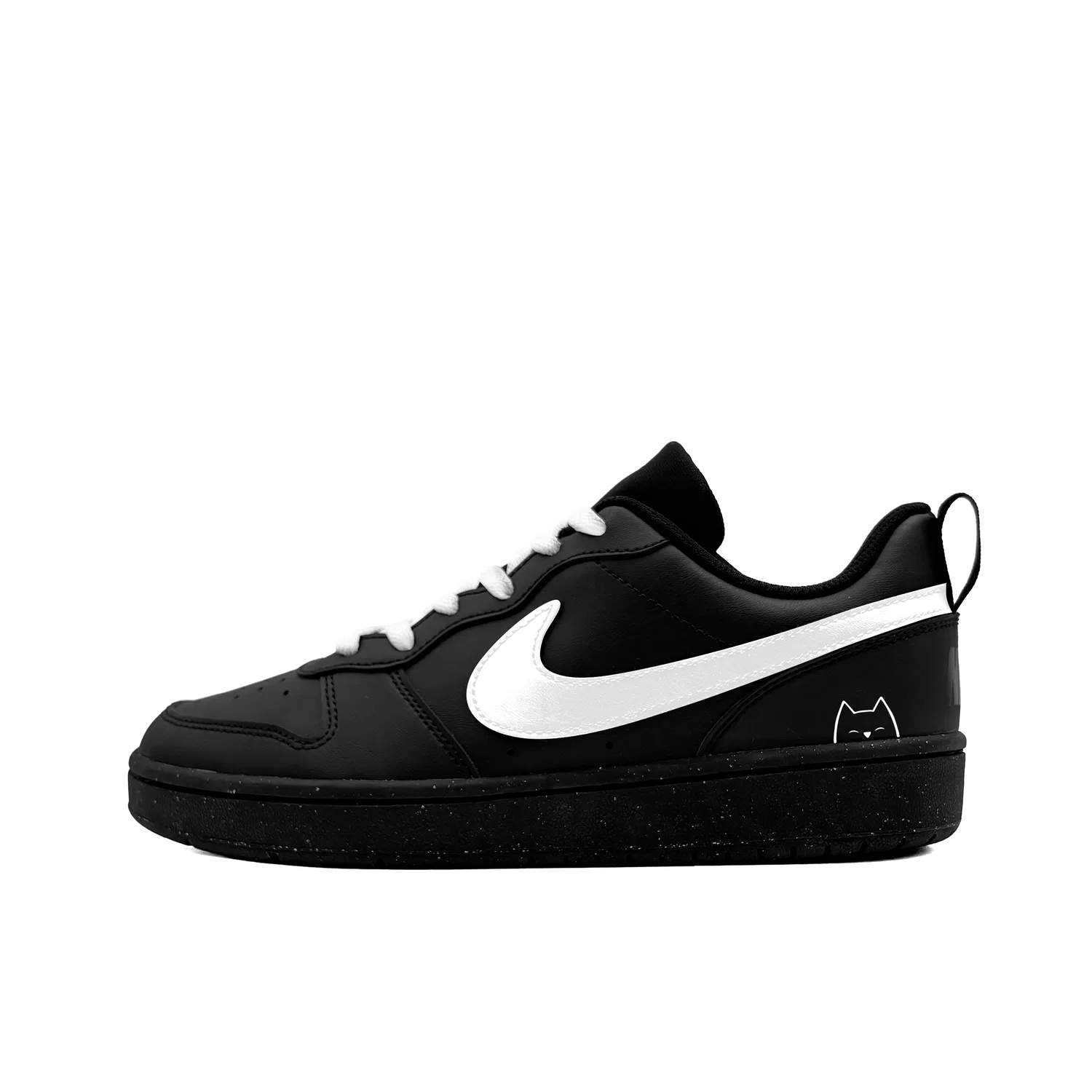 Детские кроссовки для скейтбординга Nike Court Borough Black