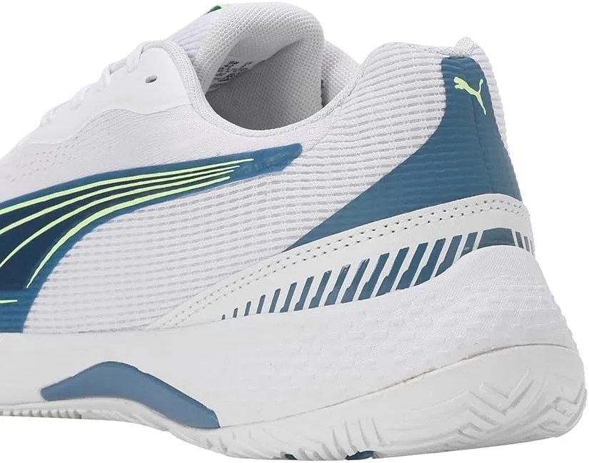 Кроссовки Puma Unisex Solarstrike III для игры в помещении, Puma White Blue Horizon — фото 4