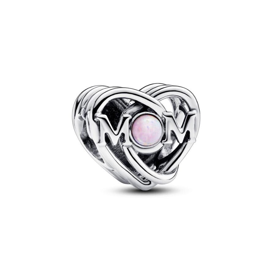 

Шарм Openwork Mom & Heart Pandora, стерлинговое серебро