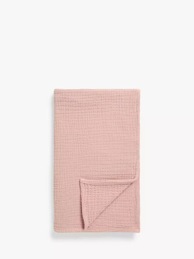 

Детское одеяло John Lewis Crinkle Muslin, 100 x 85cm, Plaster Pink, цвет plaster/pink