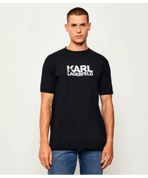 

Футболка Regular fit Karl Lagerfeld, черный