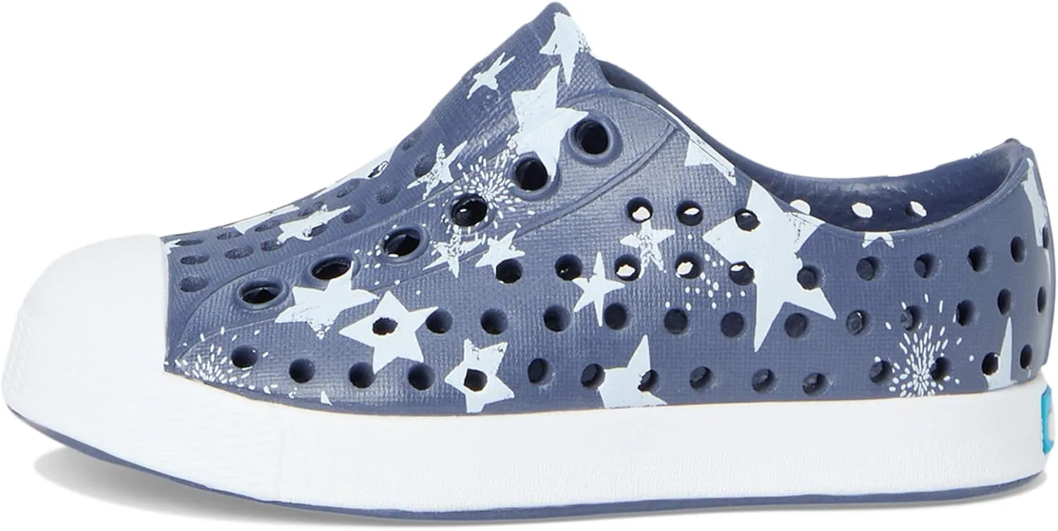 Кроссовки Native Shoes Jefferson для детей любого пола (малыши/маленькие дети), сине-белый — фото 4