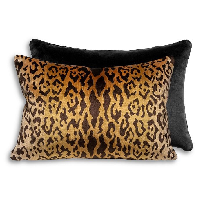 

Декоративная подушка для поясницы Scalamandre Leopard/Indian, 22 x 14 дюймов, золотой