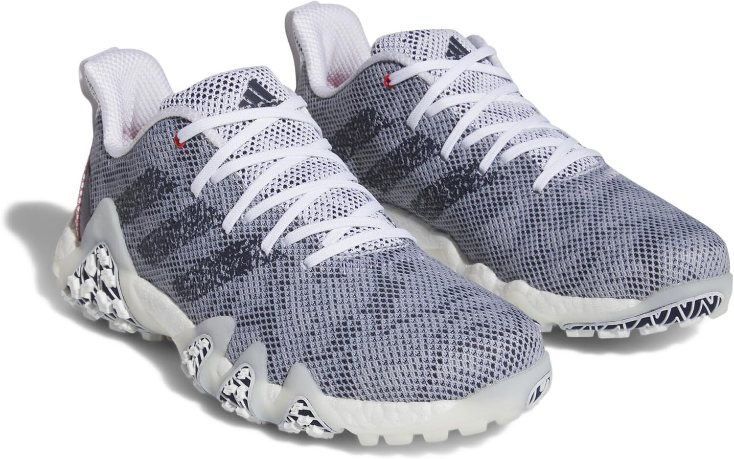 

Кроссовки CODECHAOS 22 Spikeless Golf Shoe adidas, цвет Footwear White/Collegiate Navy/Bright Red