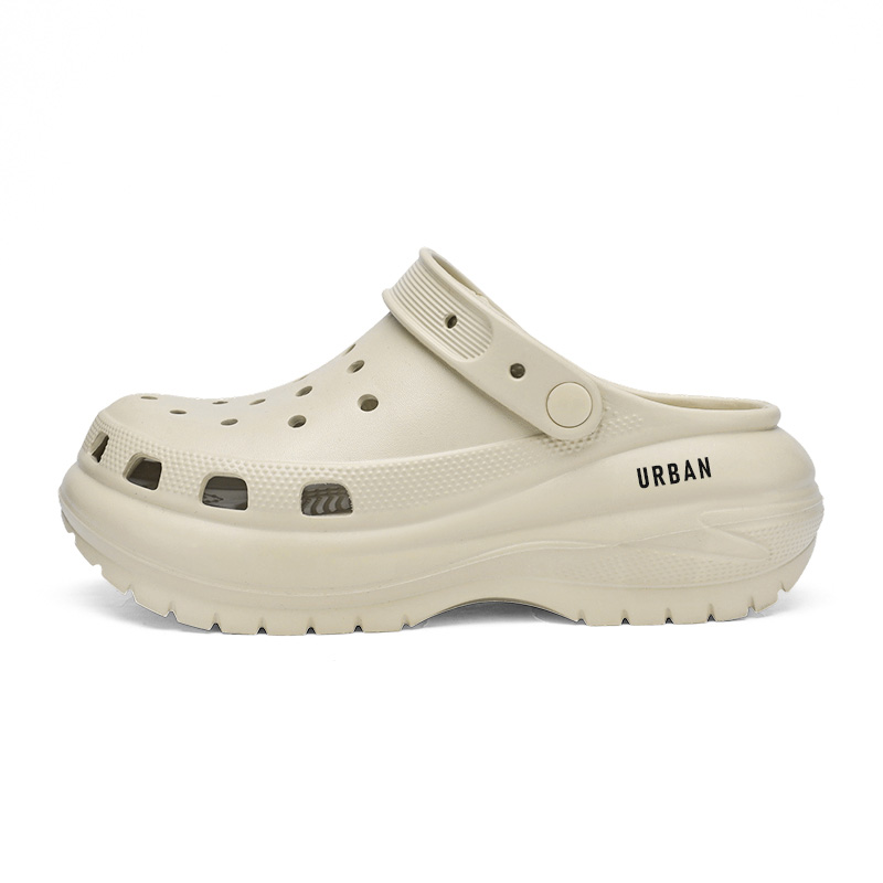 

URBAN AUTHENTIC Клоги унисекс цвета хаки, цвет Khaki