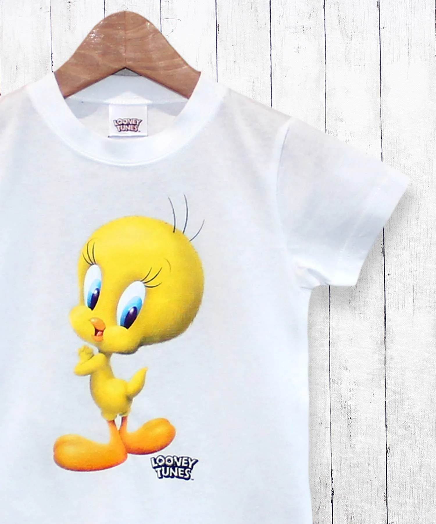 Детская футболка с принтом Tweety Looney Tunes ZI-ON мятного цвета — фото 2