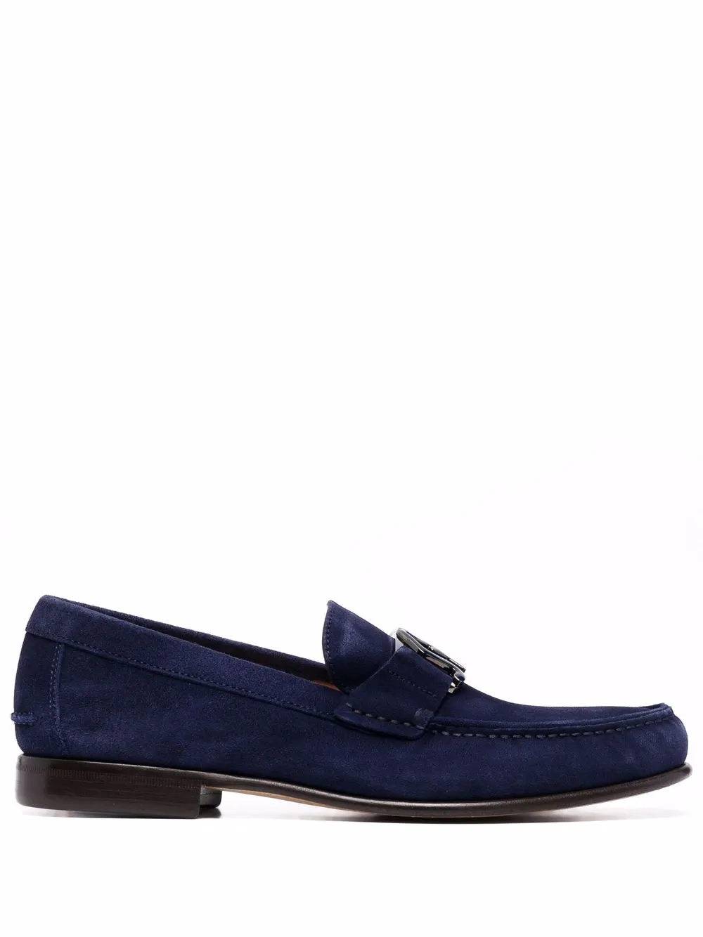 

Лоферы с логотипом Ferragamo, синий