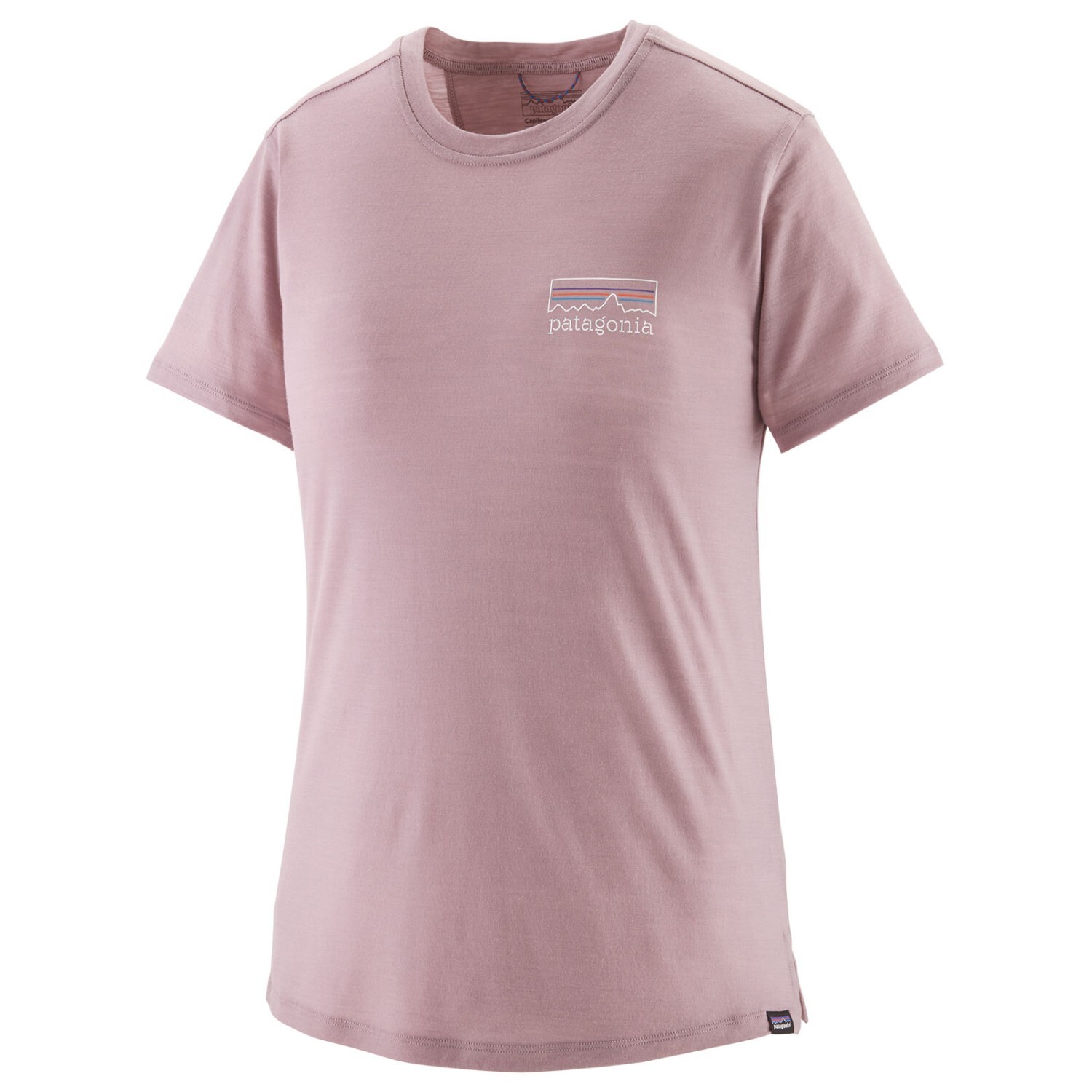

Рубашка из мериноса Patagonia Cap Cool Merino Graphic Shirt, цвет Fitz Roy Strata: Stormy Mauve