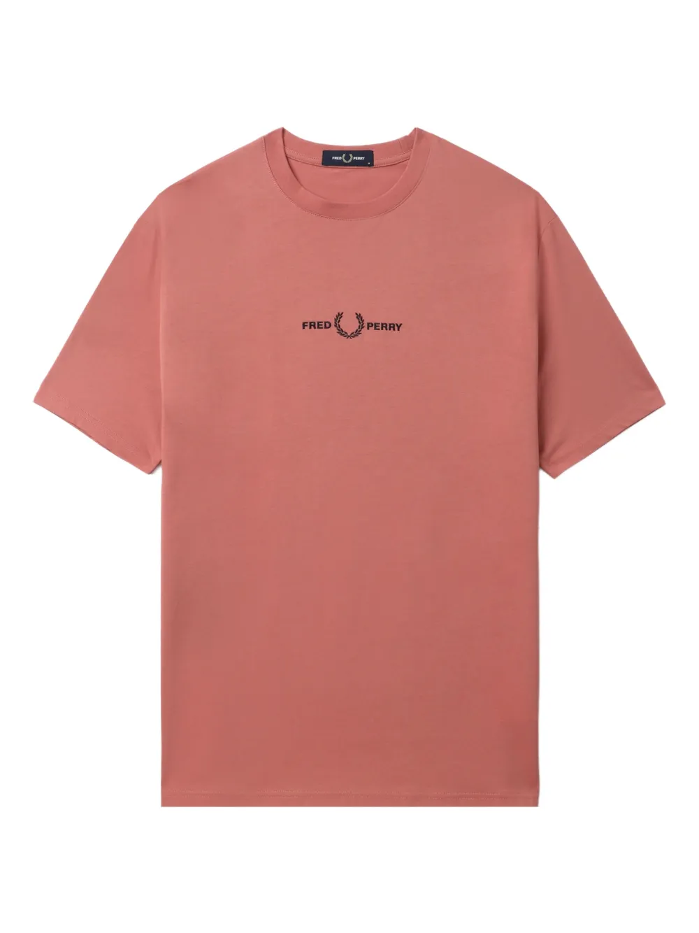 

Хлопковая футболка Fred Perry, розовый