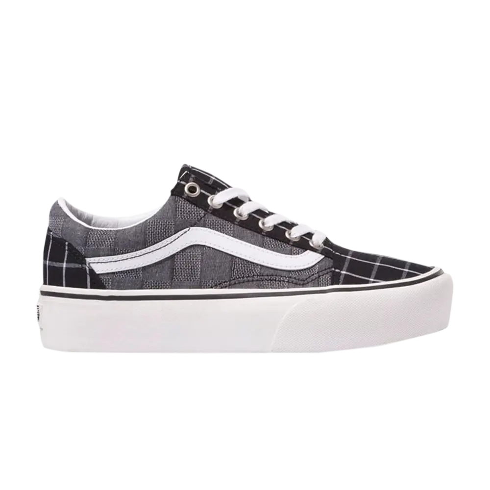 

Кроссовки Old Skool Platform Vans, черный