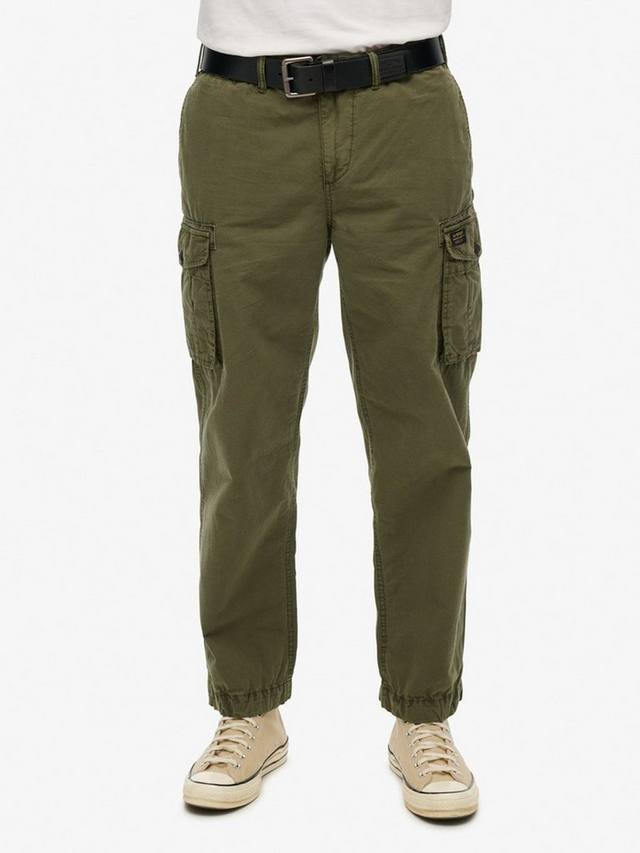Парашютные легкие карго брюки Superdry, Chive Green — фото 4