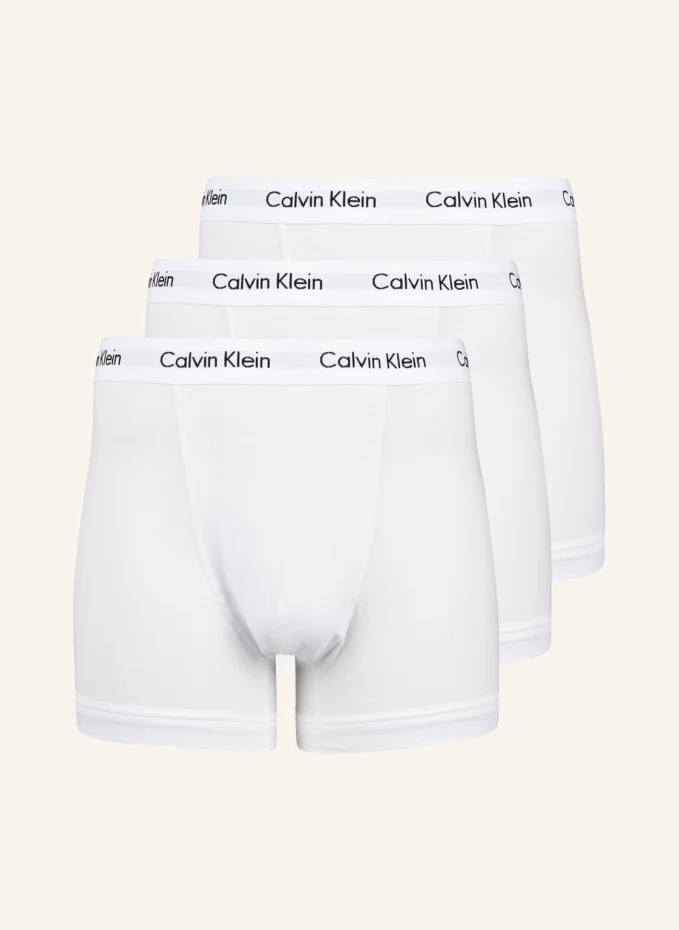 

Комплект из 3 боксёрских шорт cotton stretch Calvin Klein, белый