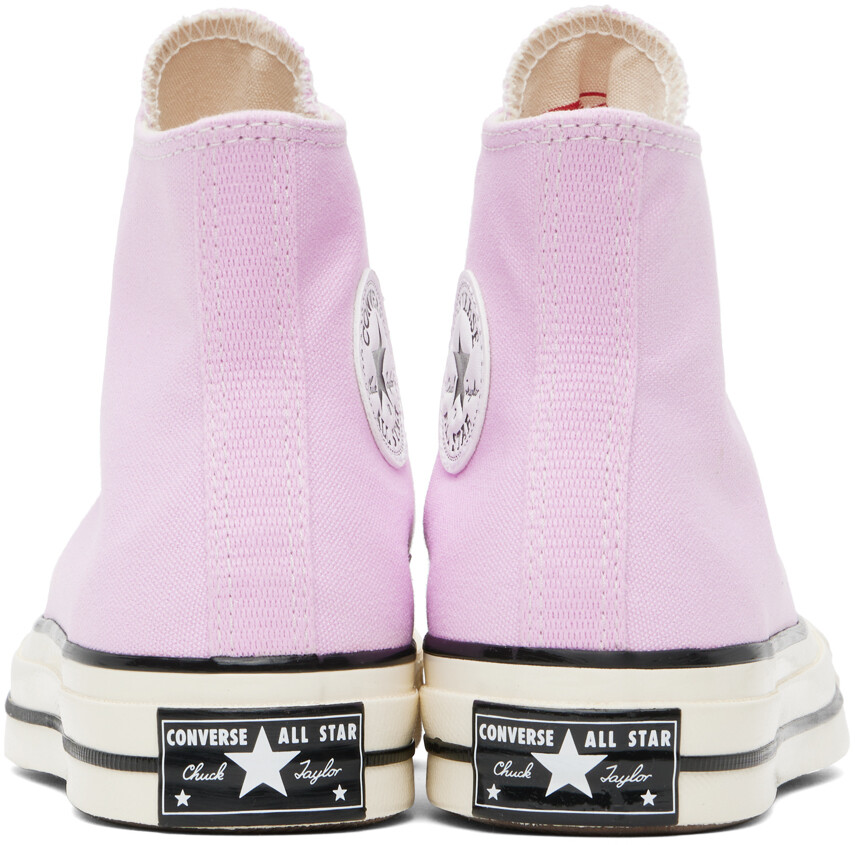 Розовые кроссовки Chuck 70 Converse, Stardust lilac/Egret/Black — фото 2